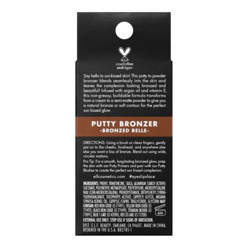 e.l.f. Putty Bronzer Bronzed Belle Perspective: back