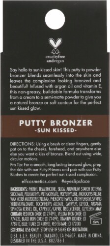 e.l.f. Sun Kissed Putty Bronzer Perspective: back