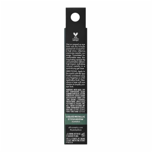 e.l.f. Liquid Metallic Eyeshadow Aurora Perspective: back