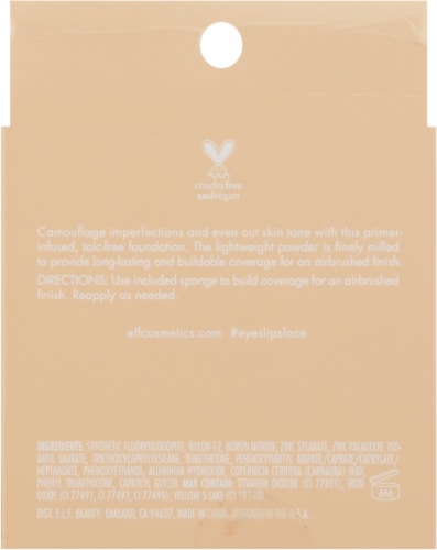 e.l.f. Camo Pressed Powder Foundation 210 N Light Perspective: back