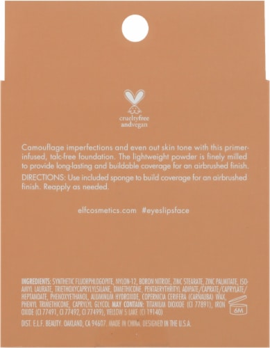 e.l.f. Camo Pressed Powder Foundation 330 W Medium Perspective: back