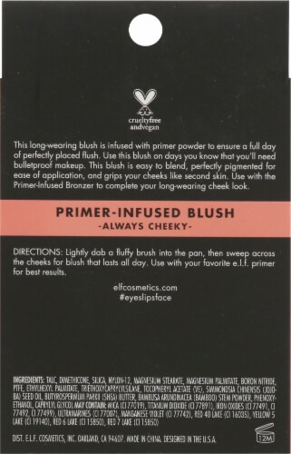 e.l.f. Primer-Infused Blush Always Cheeky Perspective: back