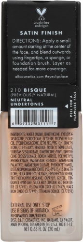 e.l.f. Flawless Satin Foundation Bisque Perspective: back