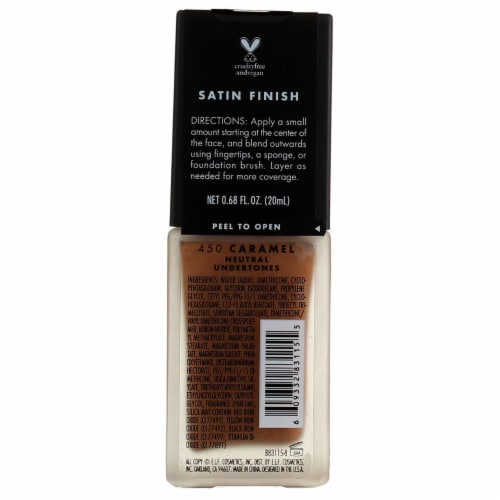 e.l.f. Caramel Flawless Satin Foundation Perspective: back