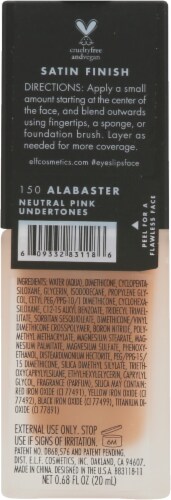 e.l.f. Flawless Satin Foundation Alabaster Perspective: back