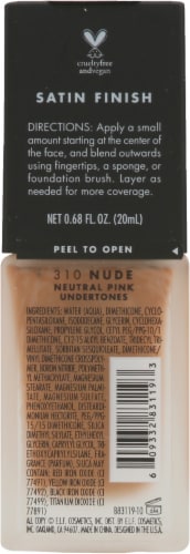 e.l.f. Flawless Finish Foundation - 310 Nude Perspective: back