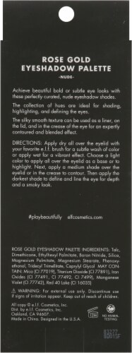 e.l.f. Nude Rose Gold Eyeshadow Palette Perspective: back