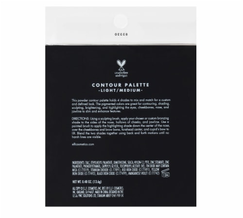 e.l.f. Powder Contour Palette Light/Medium Perspective: back