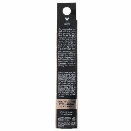 e.l.f. Flirty Bird Liquid Glitter Eyeshadow Perspective: back