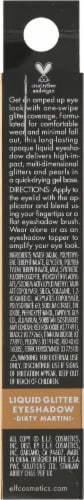 E.L.F. Liquid Glitter Eyeshadow Dirty Martini Perspective: back