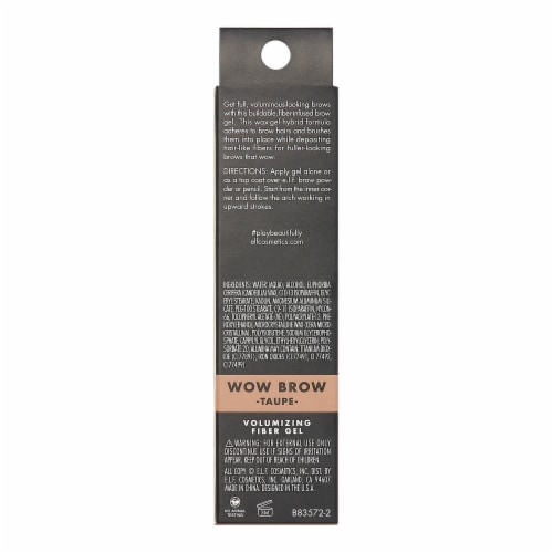 e.l.f. Wow Brow Taupe Volumizing Fiber Gel Perspective: back