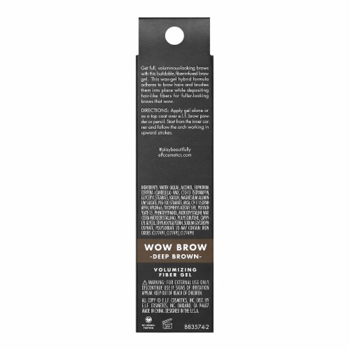 e.l.f. Wow Brow Deep Brown Brow Gel Perspective: back