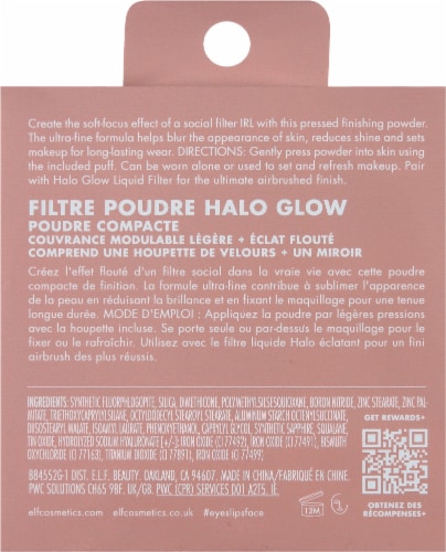 e.l.f. Halo Glow Powder Filter Pressed Powder 84552 Deep Natural Perspective: back
