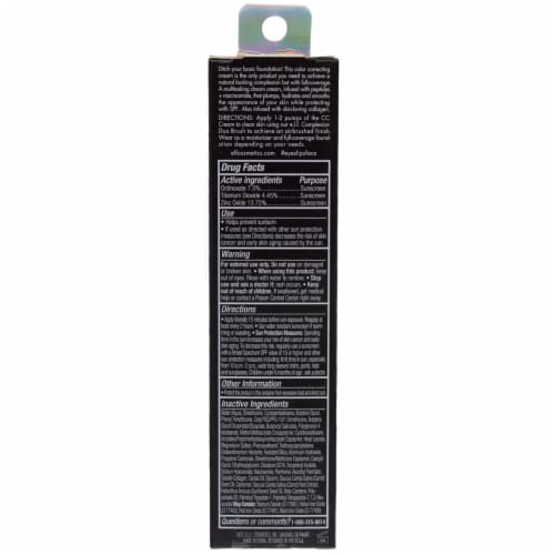 e.l.f. Tan 425 N Camo CC Cream SPF 30 Perspective: back
