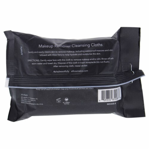 e.l.f. Makeup Remover Cleansing Cloths Perspective: back