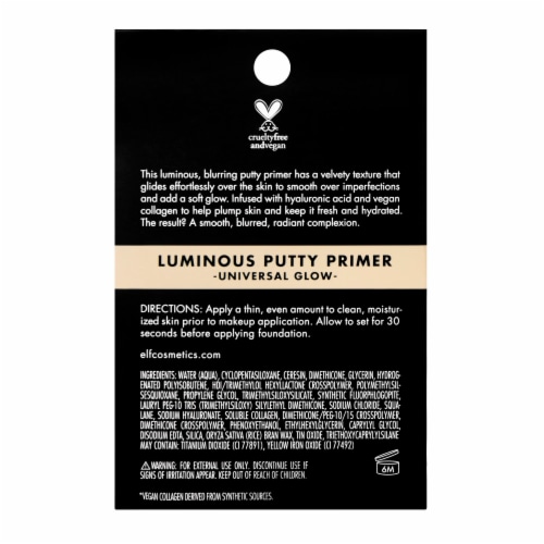 e.l.f. Universal Glow Luminous Putty Primer Perspective: back