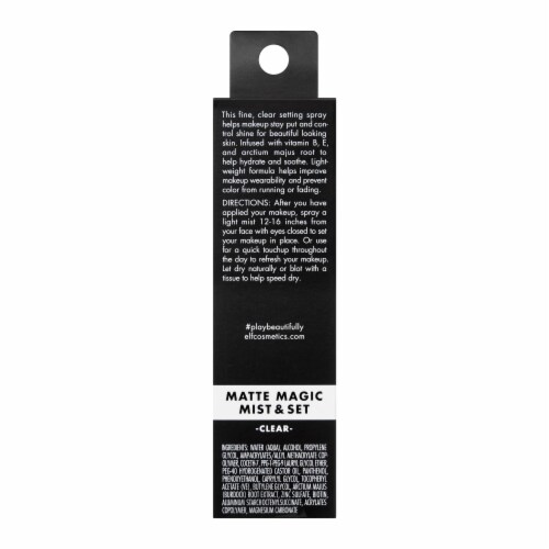 e.l.f. Matte Magic Mist & Set Setting Spray - Clear Perspective: back