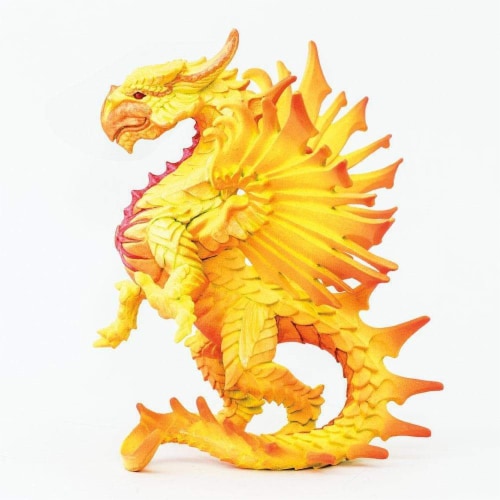 Safari 10134 Sun Dragon Figurine, Multi Color Perspective: back