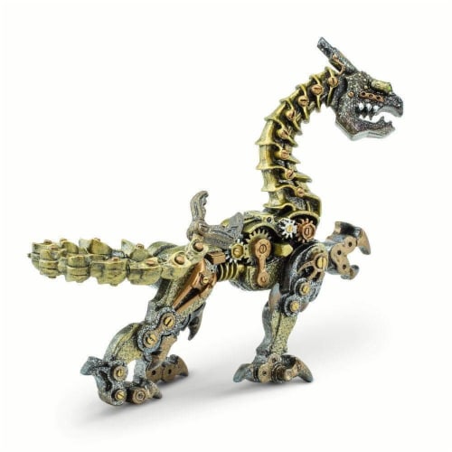 Steampunk Dragon Toy Perspective: back