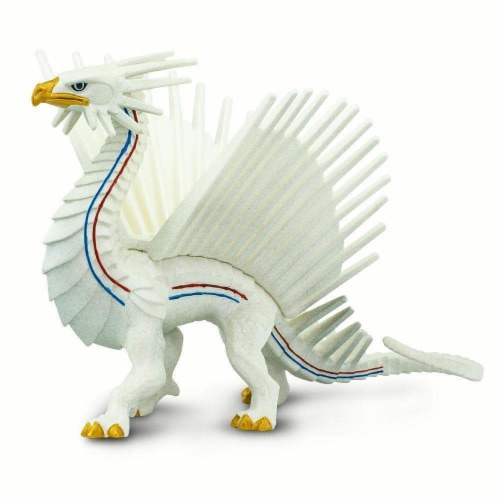 Safari 100252 Freedom Dragon Figurine, Multi Color Perspective: back