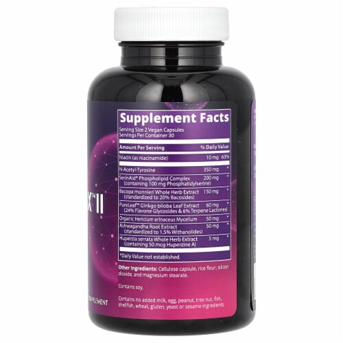 MRM Nutrition Neuro-Max II - 60 Vegan Capsules Perspective: back