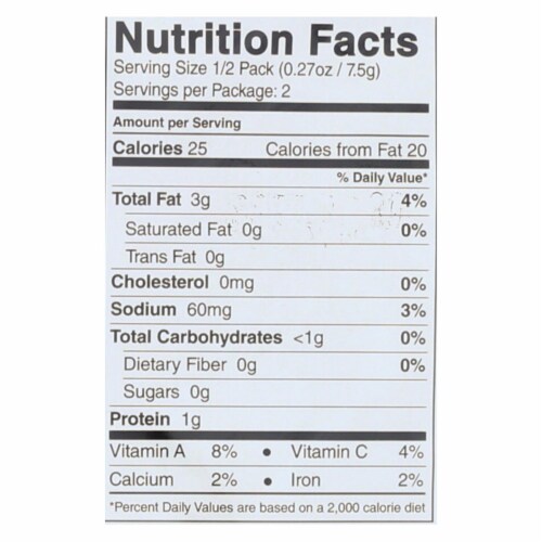 Seasnax Organic Premium Roasted Seaweed Snack - Original - Case of 16 - 0.54 oz. Perspective: back