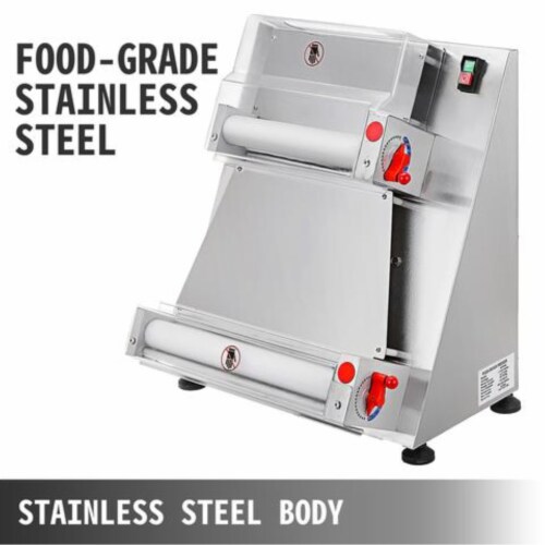 Electric Dough Sheeter Stainless Steel Pizza Dough Roller Sheeter 110V, 1 -  Foods Co.