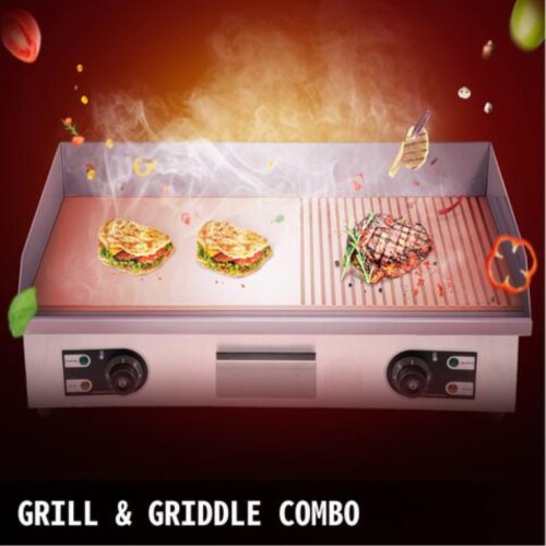 70 cm Full flat cast iron commercial Electric grill griddle