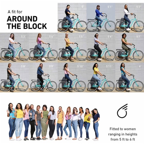 sixthreezero Women's Around the Block 1 Speed Beach Cruiser