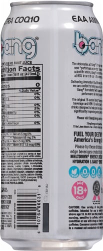 Bang® Cotton Candy Energy Drink Perspective: back