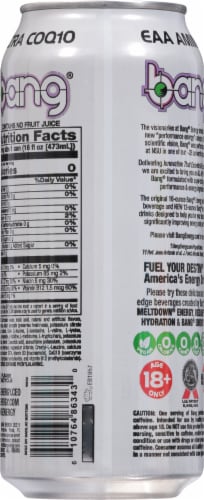 Bang Energy® Sour Heads® Energy Drink Perspective: back