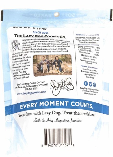 Lazy Dog Cookie Mutt Mallows Natural Healthy Treat Variety Pack of 3 Perspective: back
