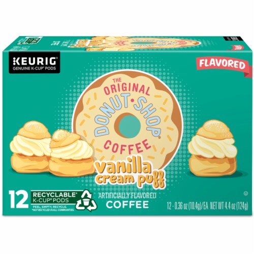 The Original Donut Shop® Vanilla Cream Puff Medium Roast K-Cup® Coffee Pods Perspective: back