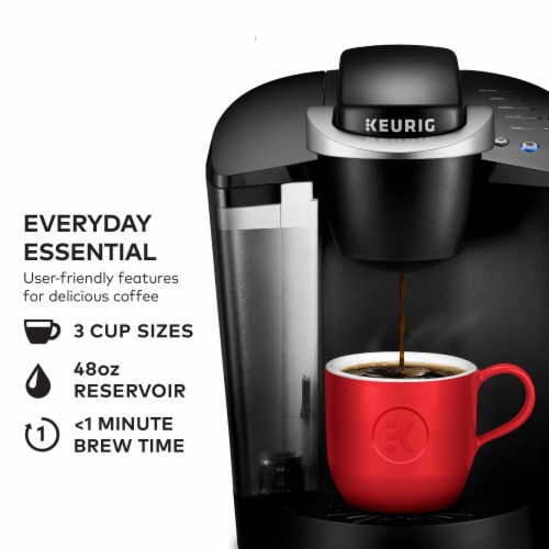 Keurig K-Classic Single Serve K-Cup Pod Coffee Maker, Black Perspective: back