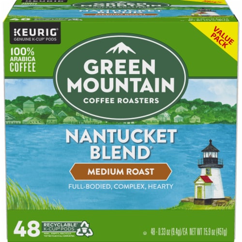 Green Mountain Coffee Roasters® Nantucket Blend® Medium Roast K-Cup® Coffee Pods Perspective: back
