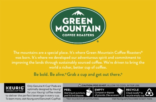 Green Mountain Coffee Roasters® Island Coconut K-Cup Coffee Pods Perspective: back