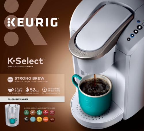 Keurig K-Select Single-Serve K-Cup Pod Coffee Maker, Matte Black