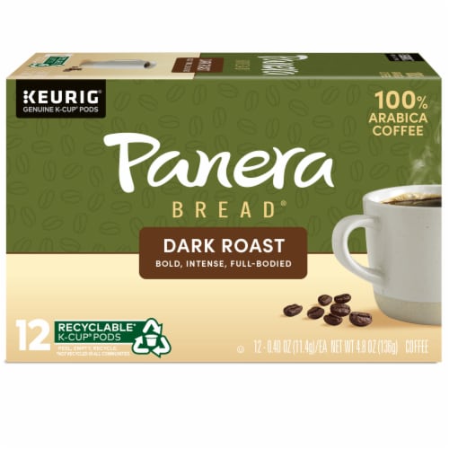 Panera Bread at Home Dark Roast Coffee K-Cup Pods Perspective: back