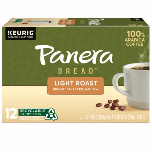 Panera Bread Light Roast K-Cup Coffee Pods Perspective: back