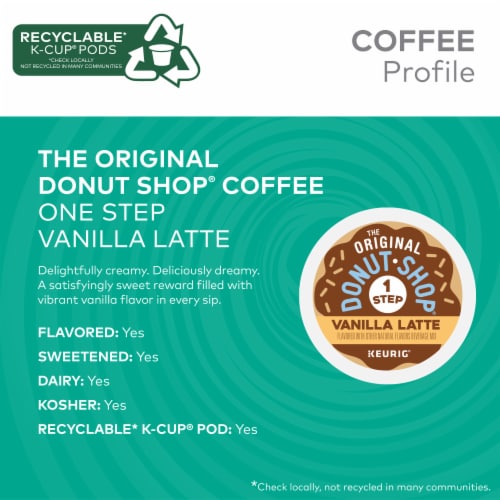 The Original Donut Shop® Vanilla Latte K-Cup® Coffee Pods