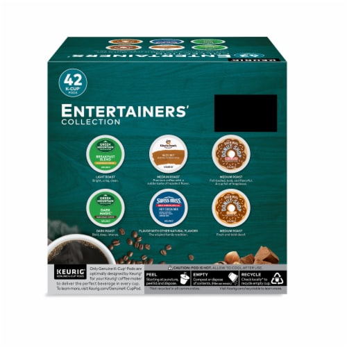 Keurig® Entertainers' Collection K-Cup Coffee Pods Variety Pack Perspective: back