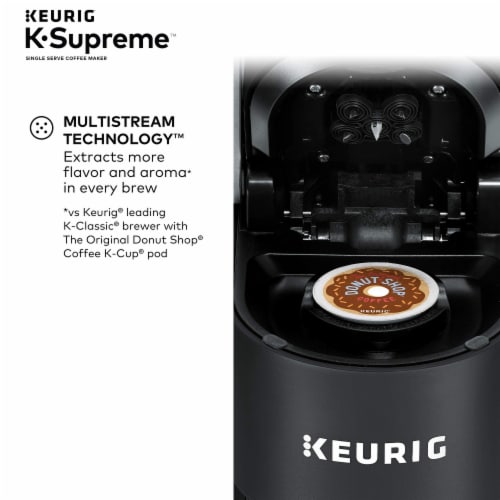 Keurig K-Supreme Single-Serve K-Cup Pod Coffee Maker with 24 K-Cup pods Perspective: back
