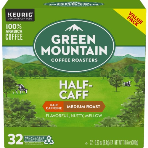 Green Mountain Coffee Roasters® Half- Caff Medium Roast K-Cup Coffee Pods Perspective: back
