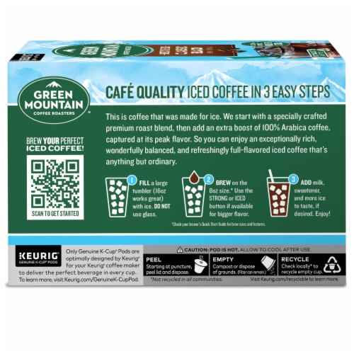 Green Mountain Coffee Roasters® Brew Over Ice Classic Black Medium Roast K-Cup  Iced Coffee Pods, 12 ct - Kroger