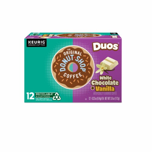 The Original Donut Shop® Duos White Chocolate + Vanilla Medium Roast K-Cup® Coffee Pods Perspective: back
