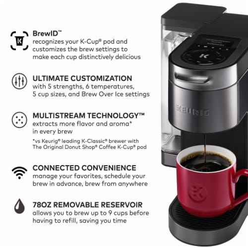 Keurig K-Supreme Single-Serve K-Cup Pod Coffee Maker - Black