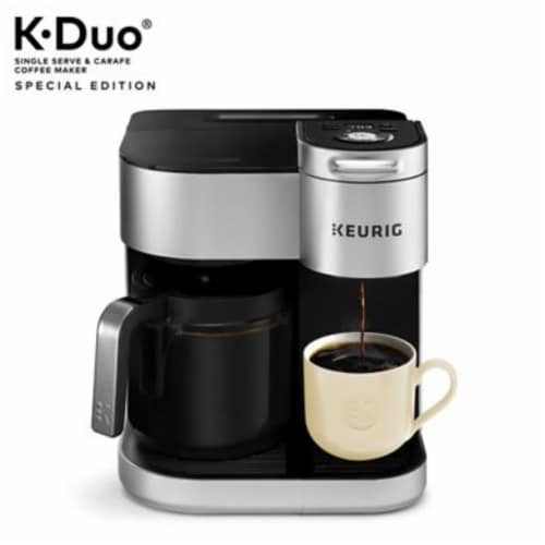 Keurig K Duo Plus 12-Cup Black Matte Single Serve and Carafe