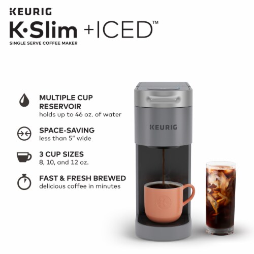 Keurig K-Iced Single Serve Coffee Maker, Gray