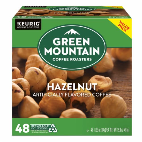 Green Mountain Coffee Roasters® Hazelnut Light Roast K-Cup Coffee Pods Perspective: back