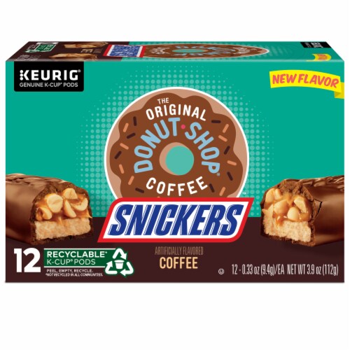 The Original Donut Shop® Snickers Light Roast K-Cup® Coffee Pods Perspective: back